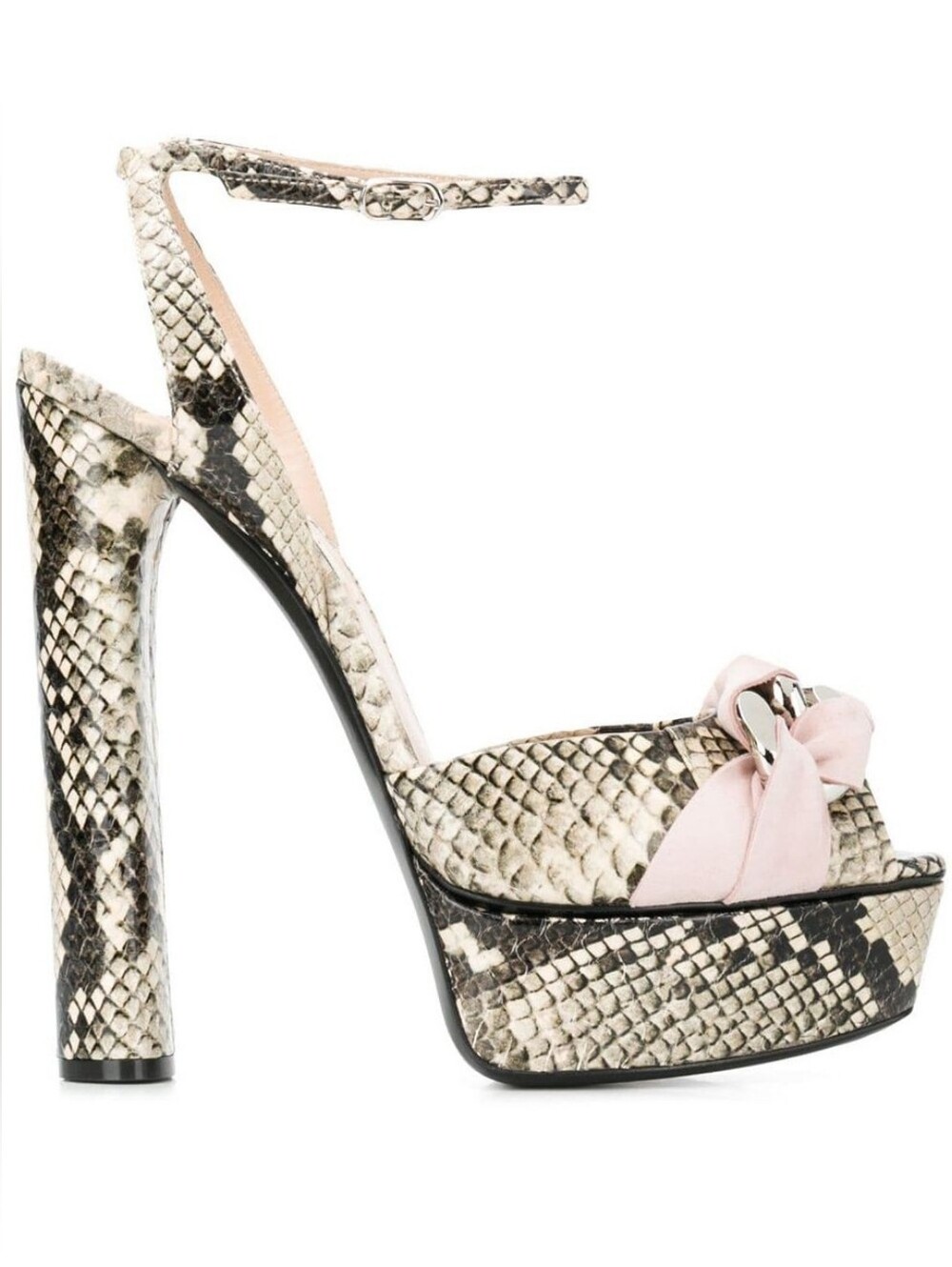 CASADEI Flora Hydra Platform Sandals Heels 37